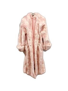 NWOT✨️ Namilia x Dolls Kill "Pink Dick Dollar" Monogram Faux Fur Coat 🎀